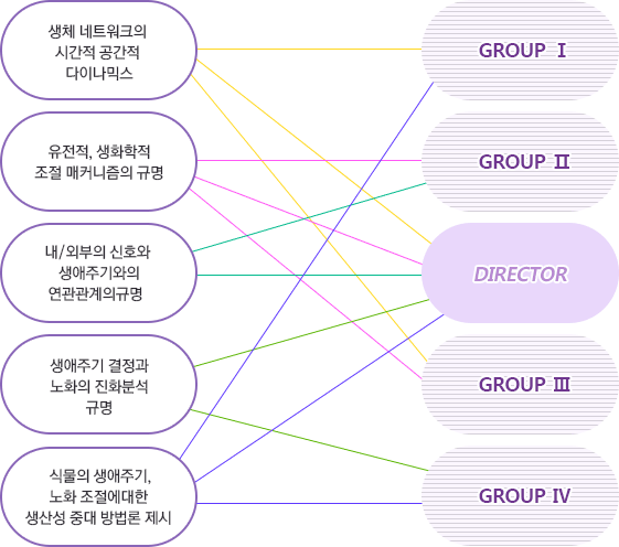 연구단 구성 도표